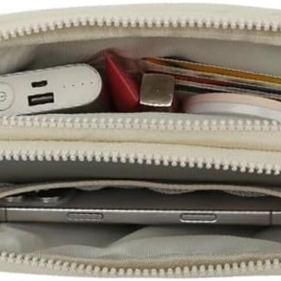 Quilted Nylon Wristlet Wallet Crossbody RFID Blocking Bag with Multiple Pockets - Picture 9 of 9